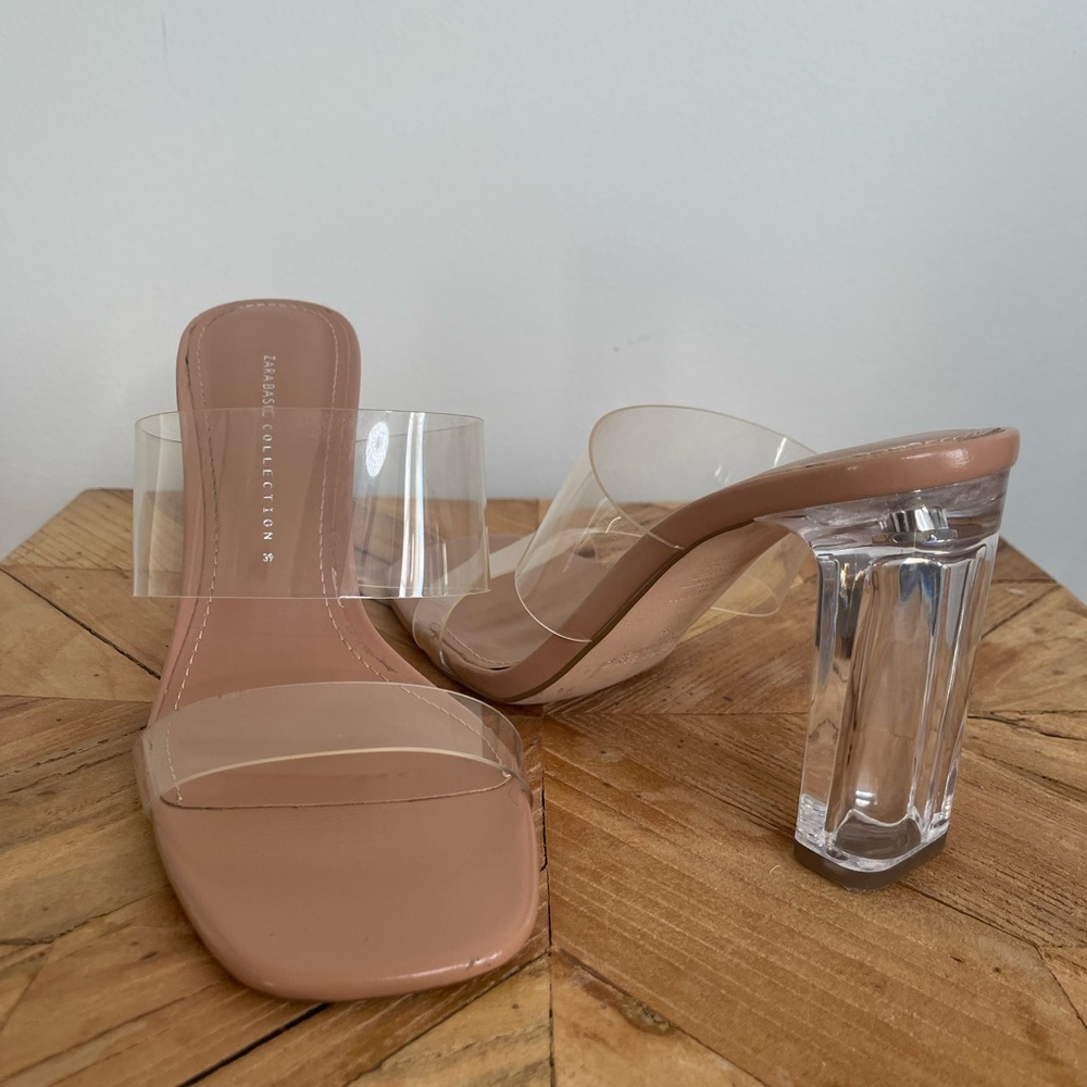 Zara Clear Heels